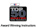 Top 50 Kids Teachers Badge